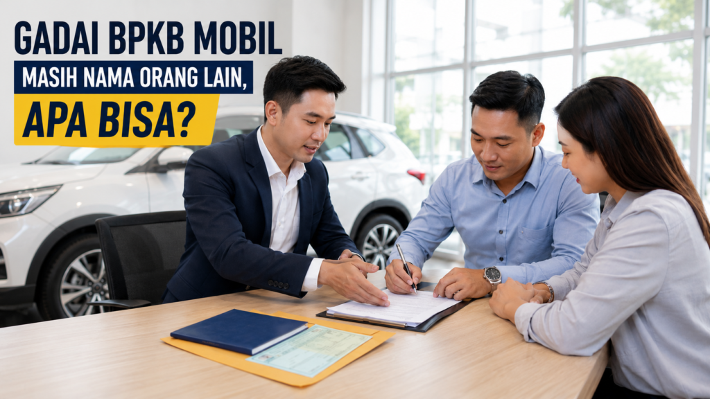 gadai bpkb mobil atas nama orang lain