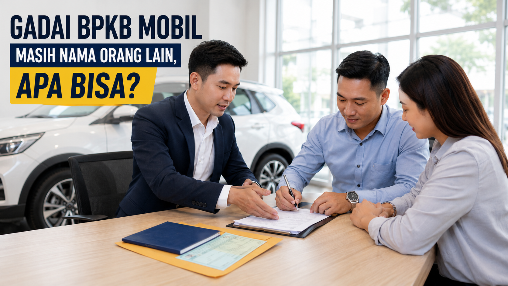 gadai bpkb mobil atas nama orang lain