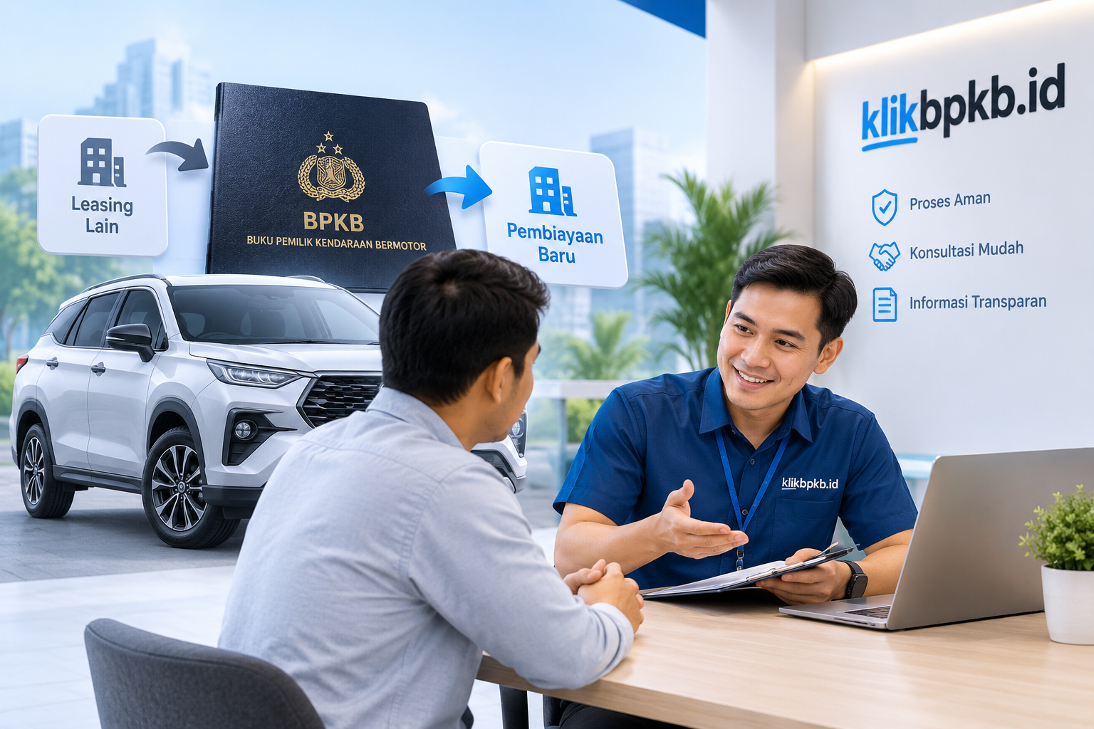 Ilustrasi takeover BPKB mobil dari leasing lain